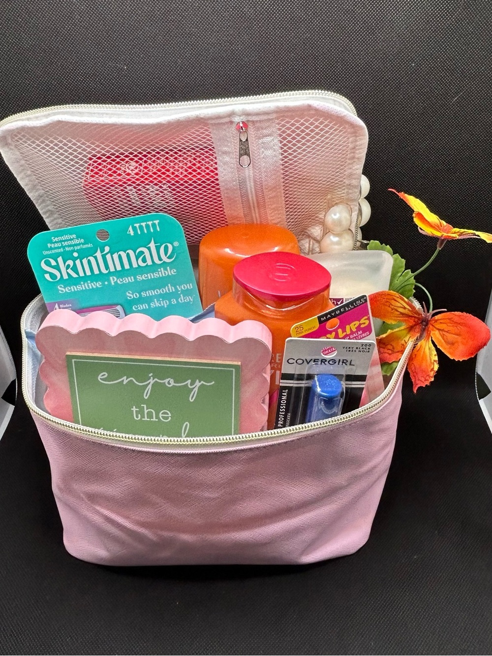 Purple Makeup Bag #6 “Boo” Basket